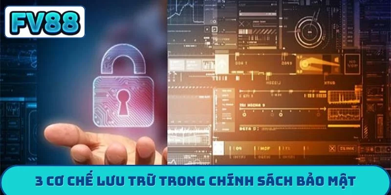 3 cơ chế lưu trữ trong chính sách bảo mật