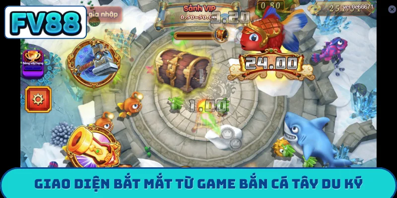 Giao diện bắt mắt từ game bắn cá tây du ký